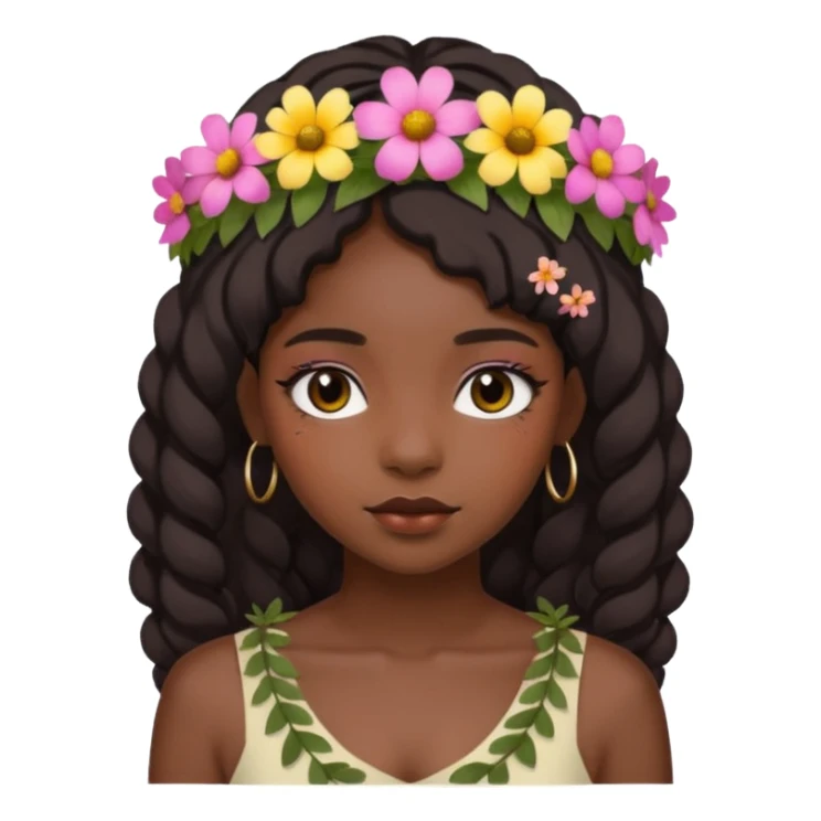 Black girl aesthetic sticker
