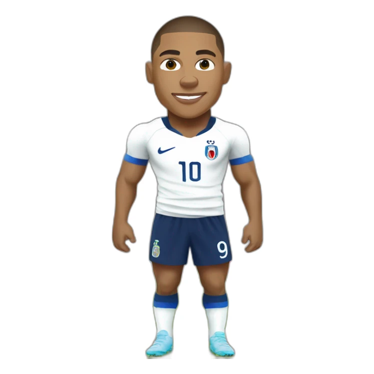 Kylian mbappe, france, world cup, buff sticker