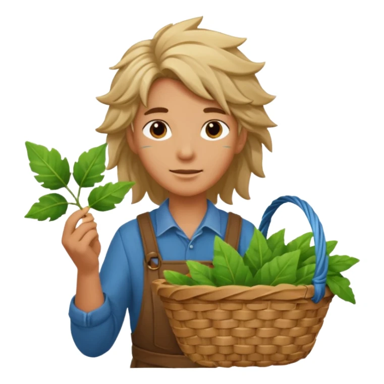 Breeze + leaf basket,Sky Gardener. sticker