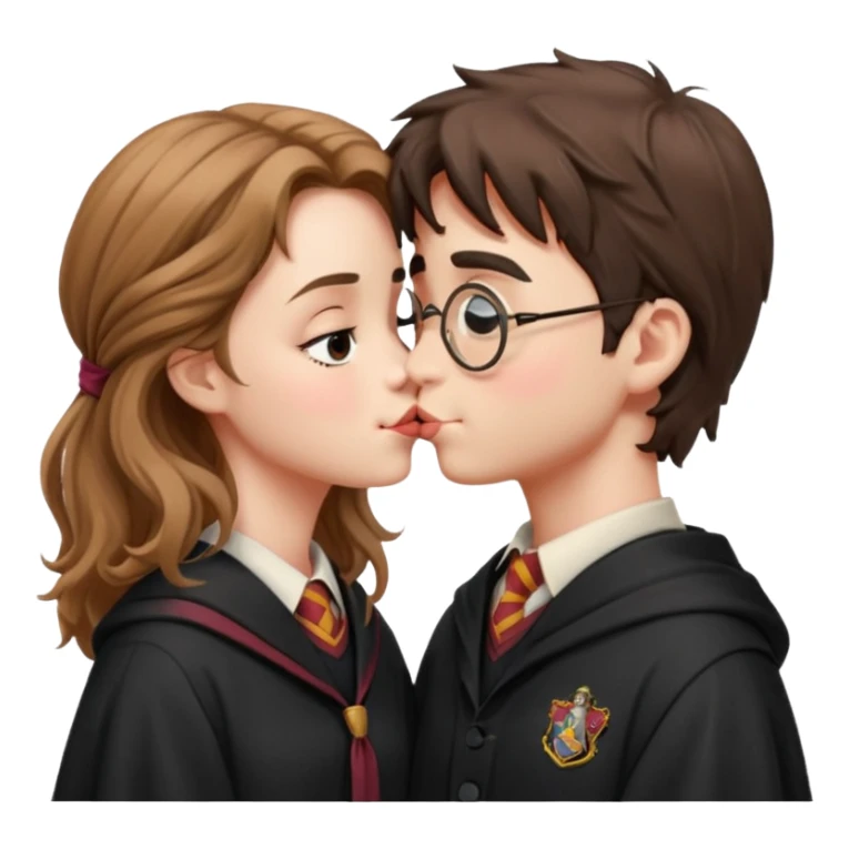 Harry Potter kissing hermione sticker
