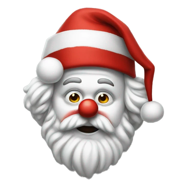Art the Clown with Santa hat sticker