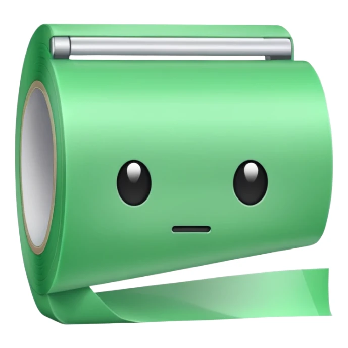 make the tape color light Green sticker