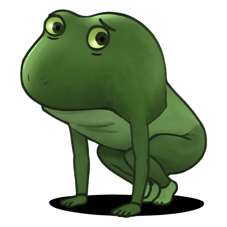 Girl yoga standing forward fold sticker