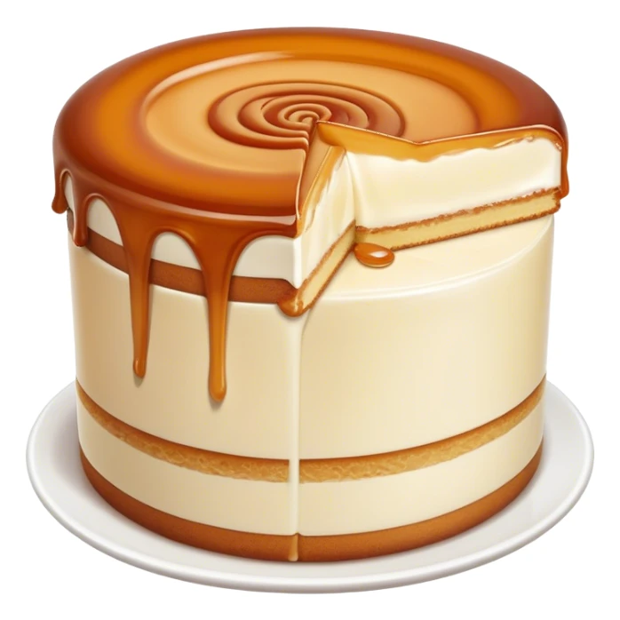 Turkish caramel milk cake  sticker