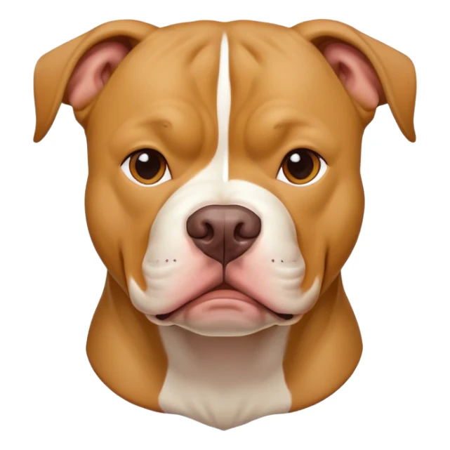 Potato the pitbull dog sticker