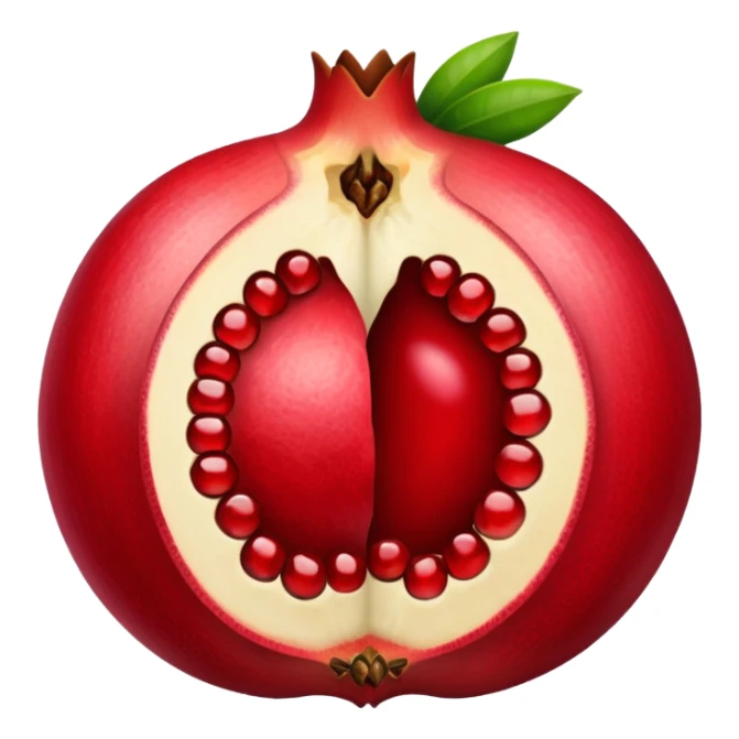 Half Open Pomegranate sticker