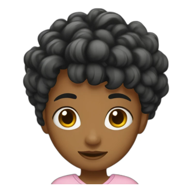 hada de pelo negro  sticker