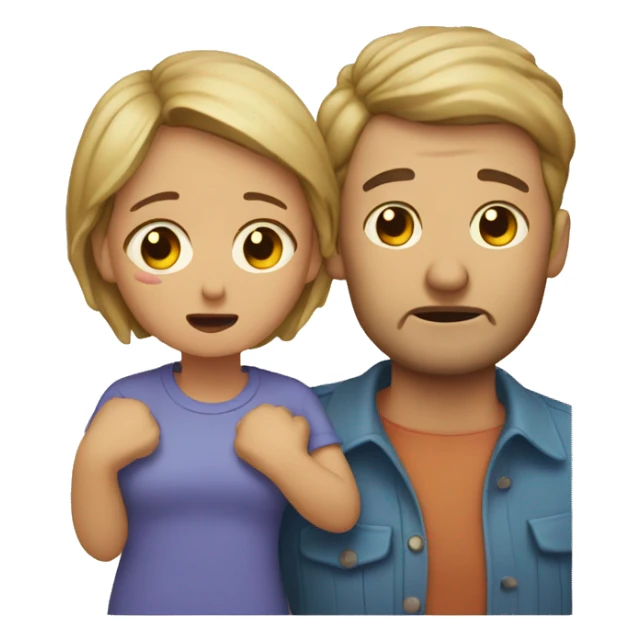 mom and dad crying tears sticker