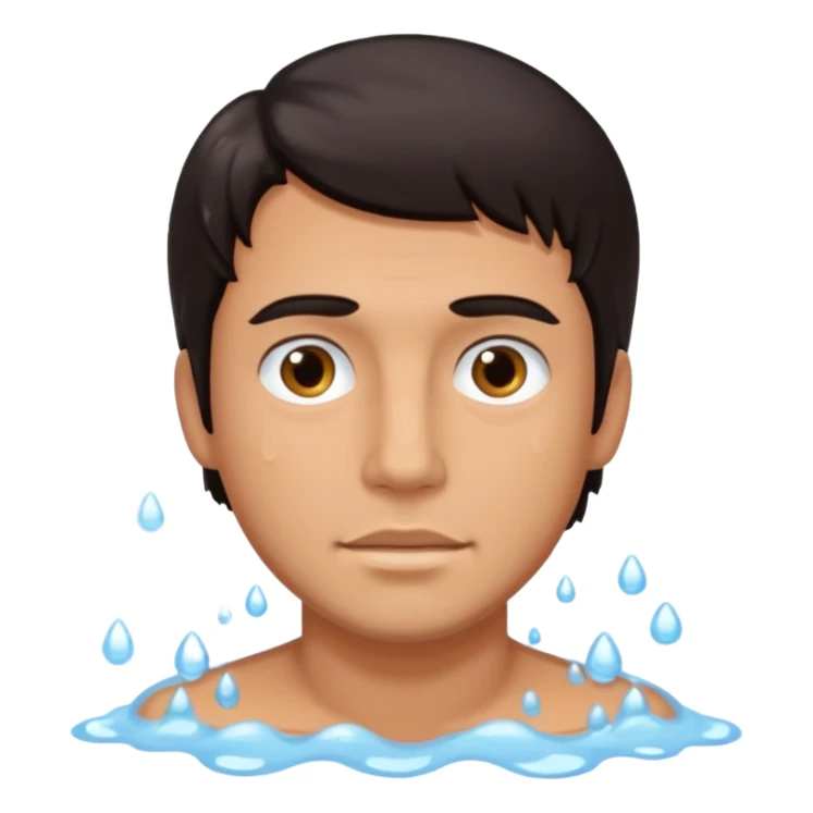 hair wash men  sticker