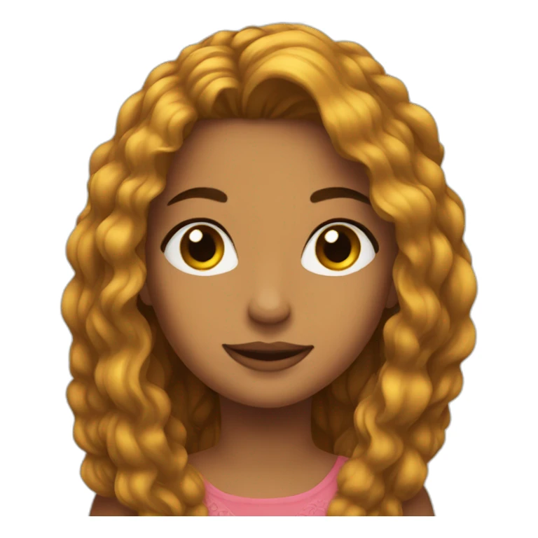 Krithika with long hair sticker