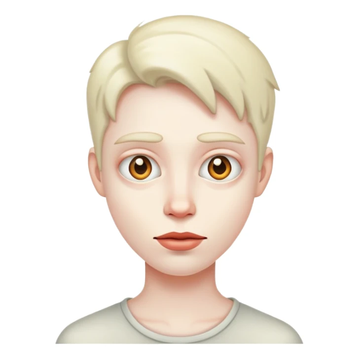 nut job character, quirky and wild sticker