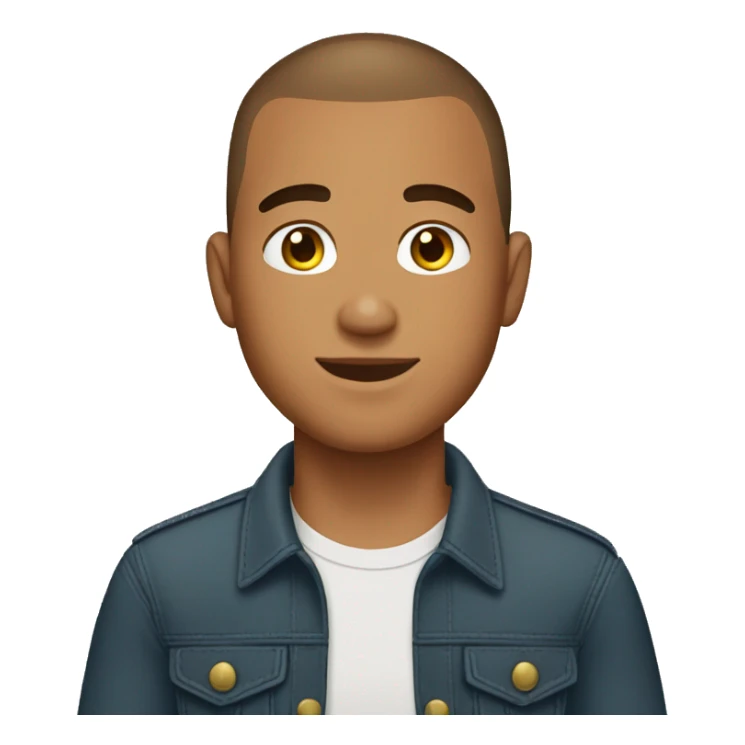 brown buzzcut haired, 25 years old tanned boy sticker