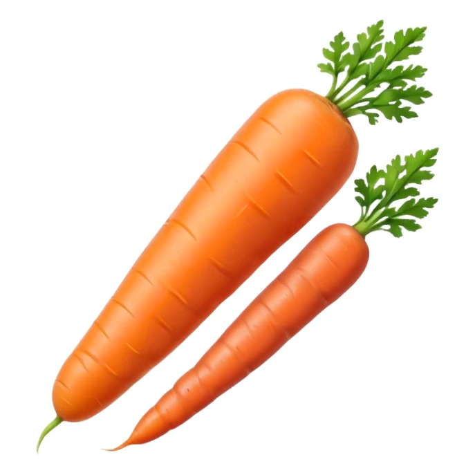 carrot orange vienna sausages sticker