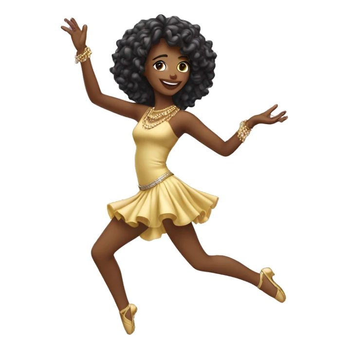 Dancing girl with Jwellary  sticker