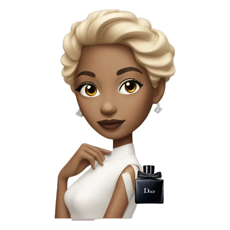 Girl with dior parfüme  sticker