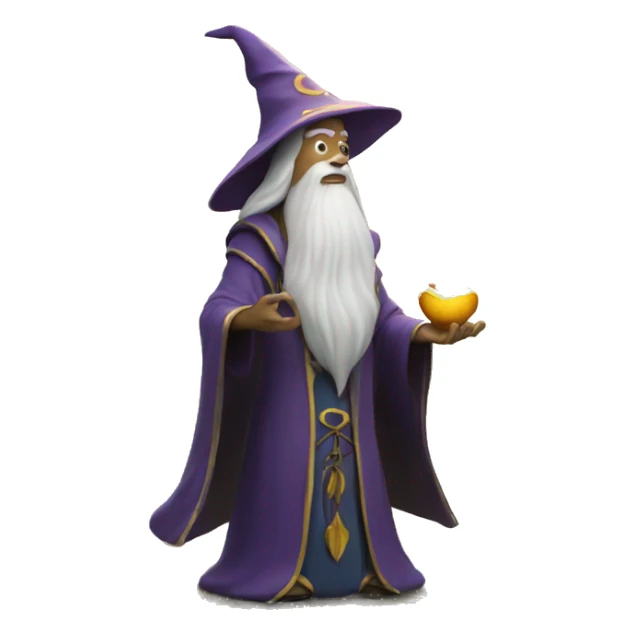 spiritual wizard in the woods sticker