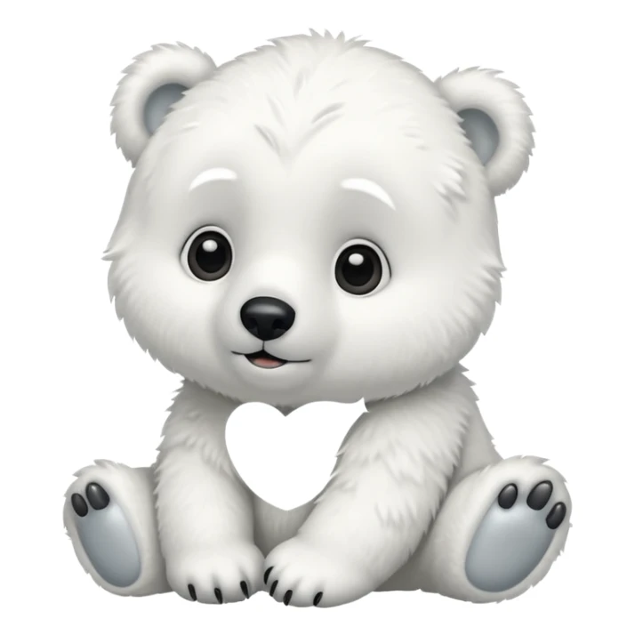 a baby polar bear



















 sticker