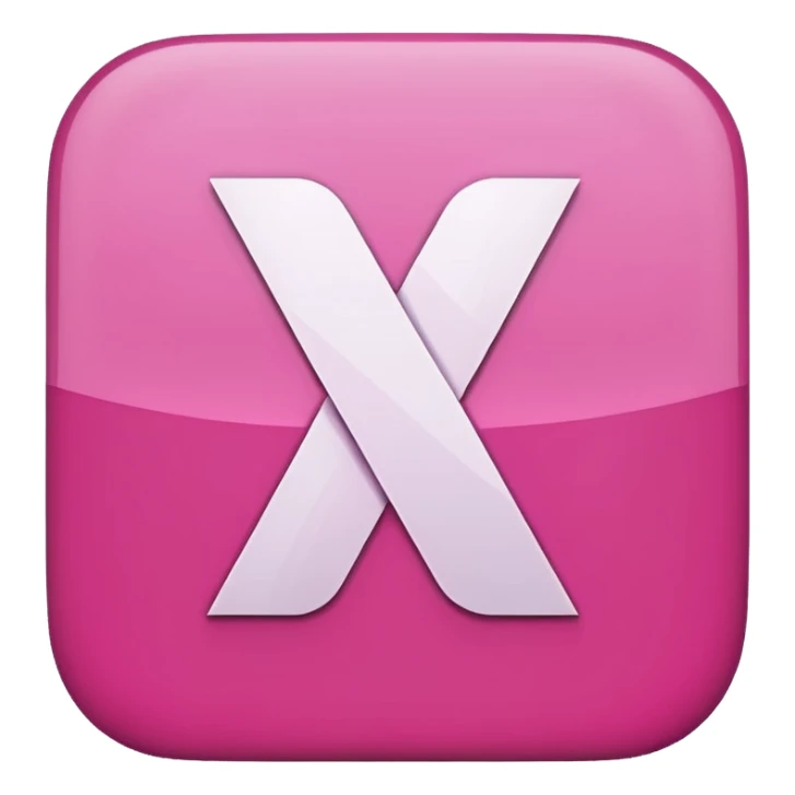 Netflix aesthetic "N" logo in pink sticker