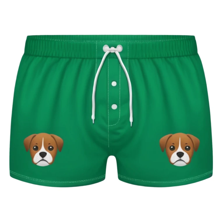 forrest green boxer shorts sticker
