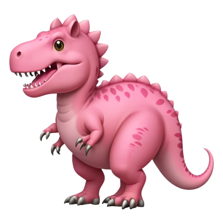 mix of a t-rex and a pig sticker