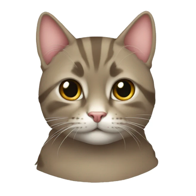 Розовая кошка  sticker