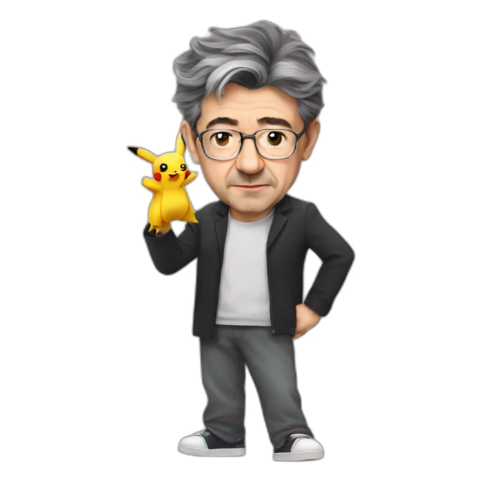 Jean Luc Mélenchon as a pokémon sticker
