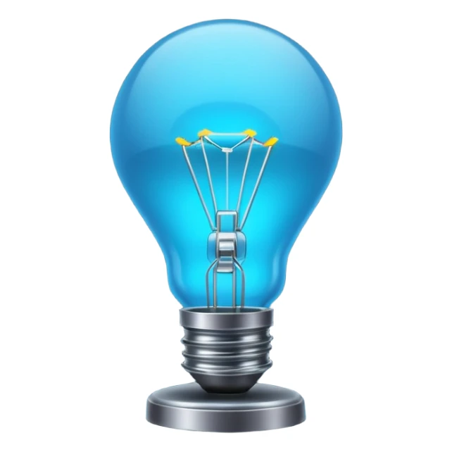 1980s neon light blue lighting lamp sticker