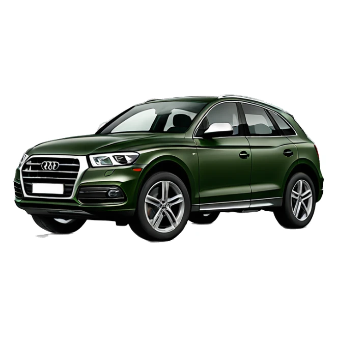 A hunting dull green Audi q5 full image  sticker
