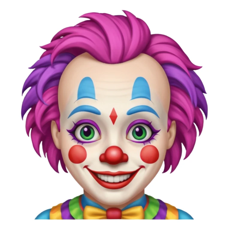 Clown sticker