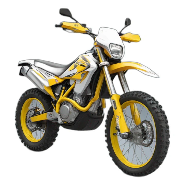 enduro cross bike 500cc sticker