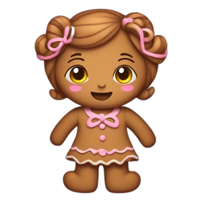 Gingerbread girl  sticker