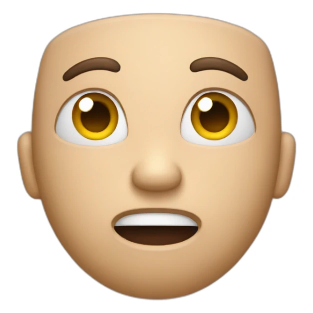 question face sticker