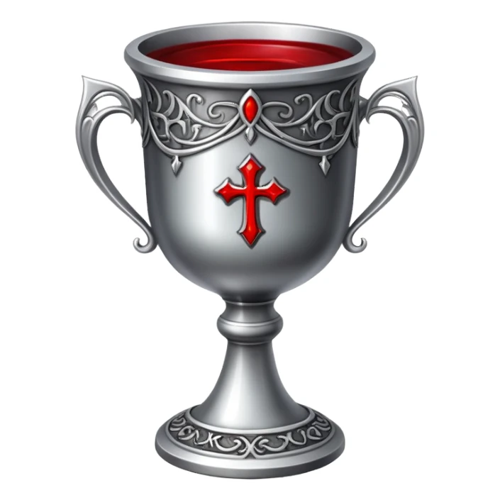 gothic chalice with blood red dark sticker