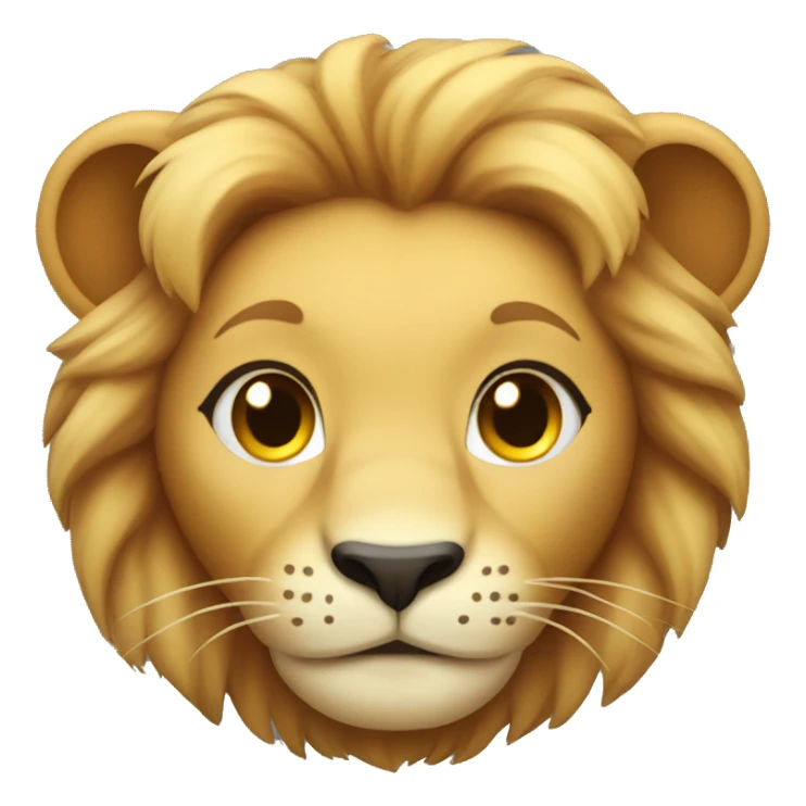 cute female lion  sticker