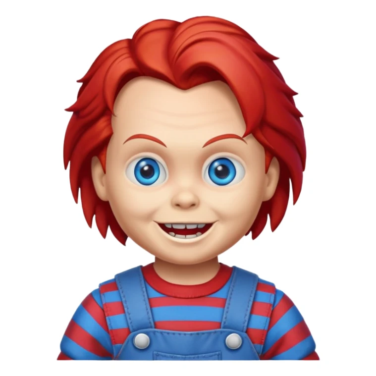 Un emojin de chuky sticker