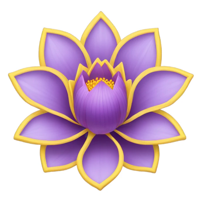 Lotos purple  sticker