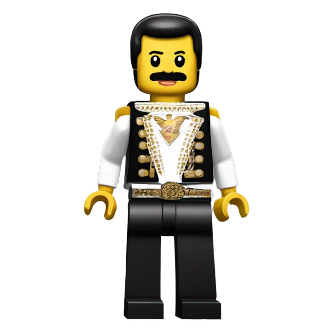 FREDDIE MERCURY lego full body sticker