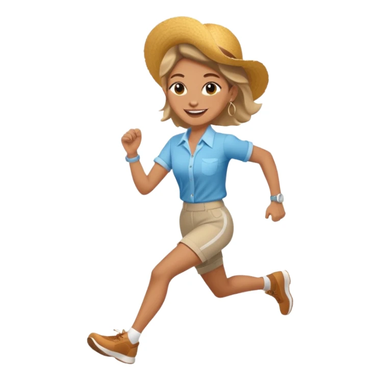 Running to brunch club  sticker