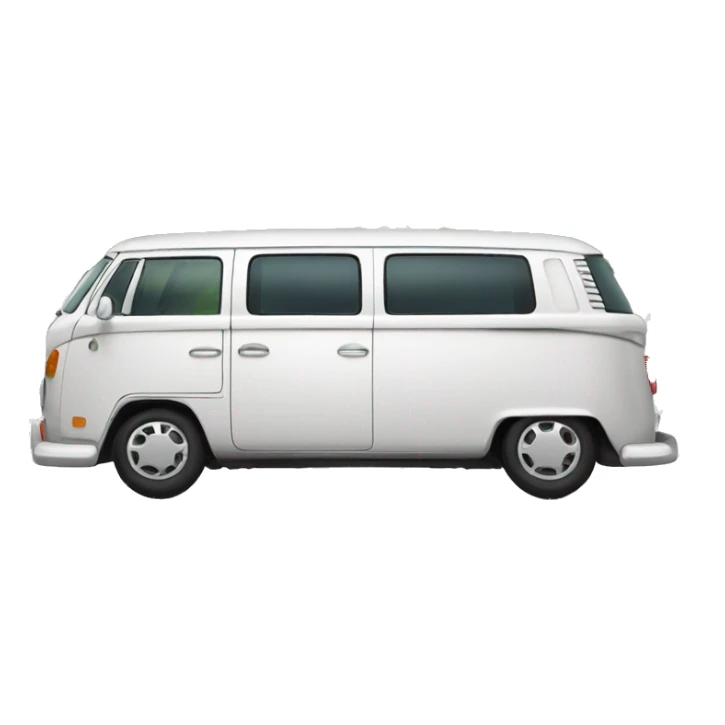 white volkswagen 7r sticker