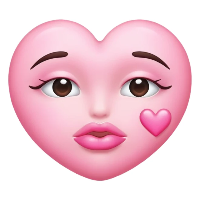 Pink kisses sticker