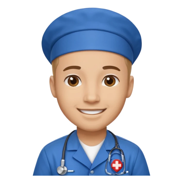 a male nurse  sticker