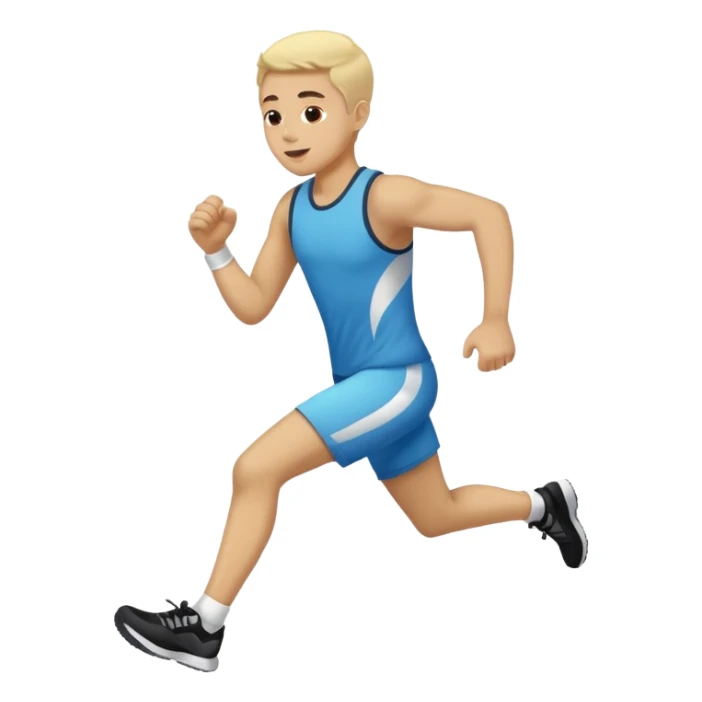 Une personne qui court sticker