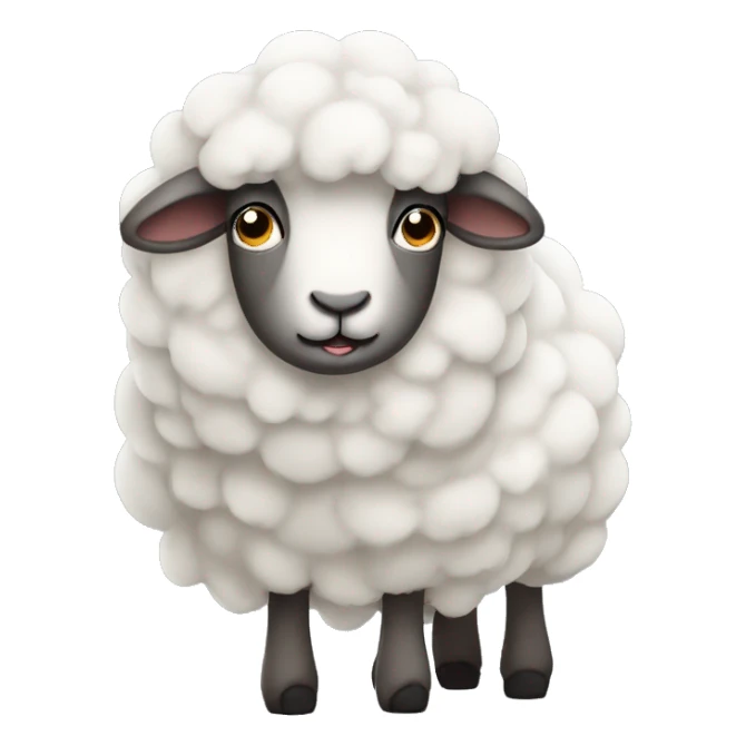 sheep with a drop of tears sticker