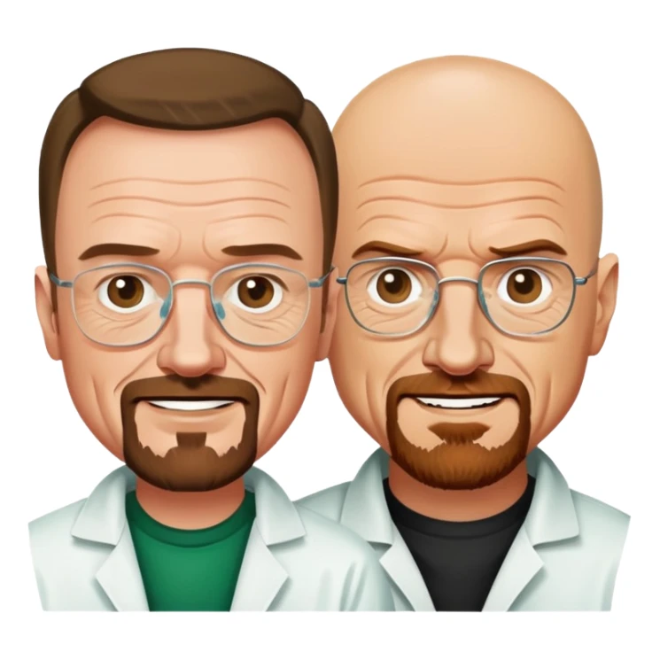 Walter white and jessy pinkman  sticker