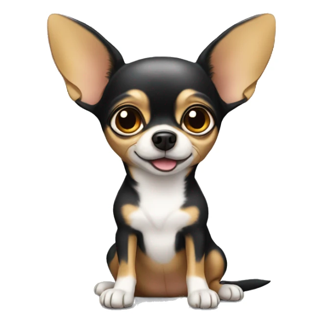 Chihuahua sitting down sticker