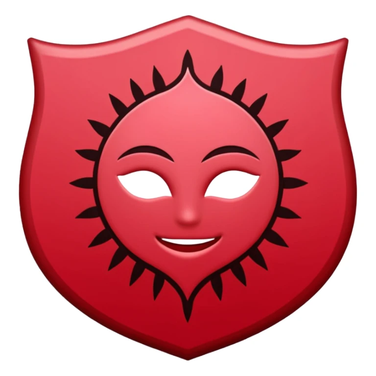 brasão rosa de sangue vermelha sticker