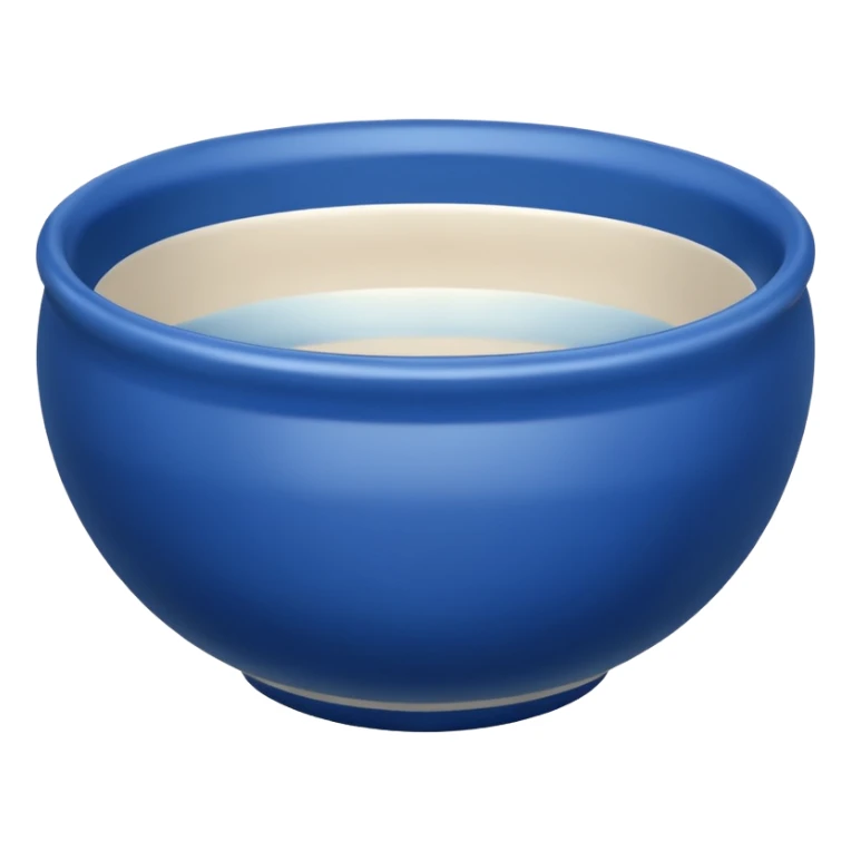 Clay Pottery Bowl blue  sticker