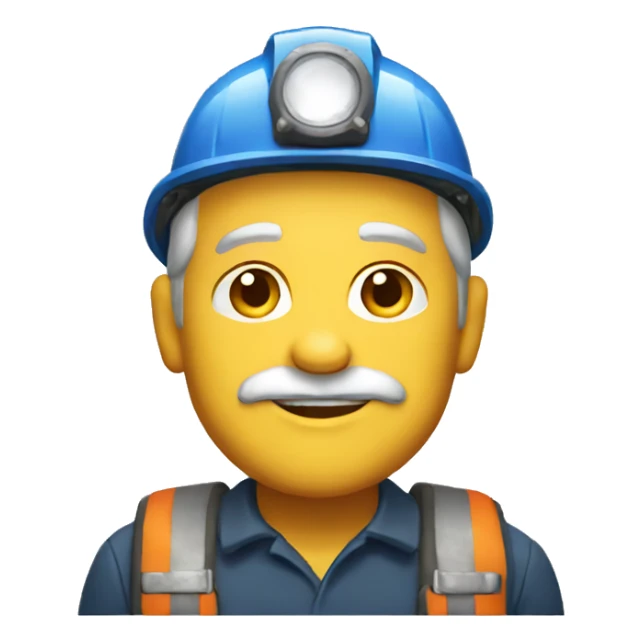 53 year old white coal miner sticker