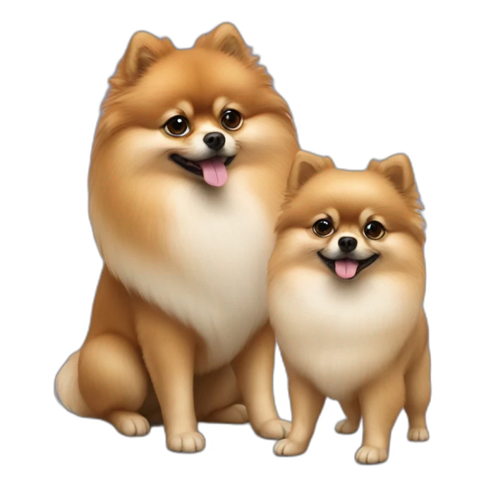 dwarf-pomeranian-and-cr7 sticker