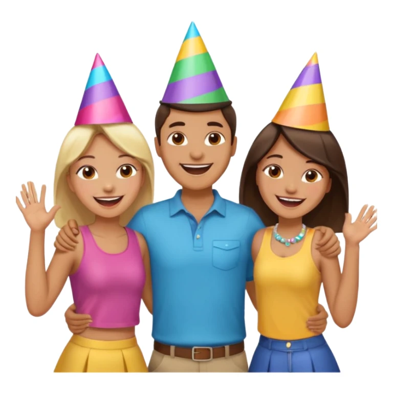 A BED and a man slapping girls hips sticker